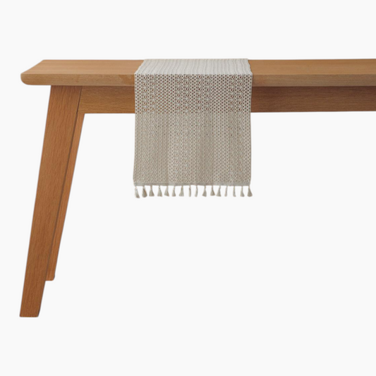 EH Living Ruth Cotton Runner 35x145 سم بيج