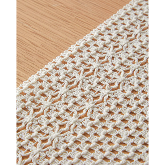 EH Living Ruth Cotton Runner 35x145 سم بيج
