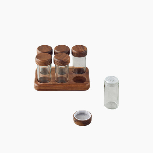 EH Living Elegant Glass Spice Rack