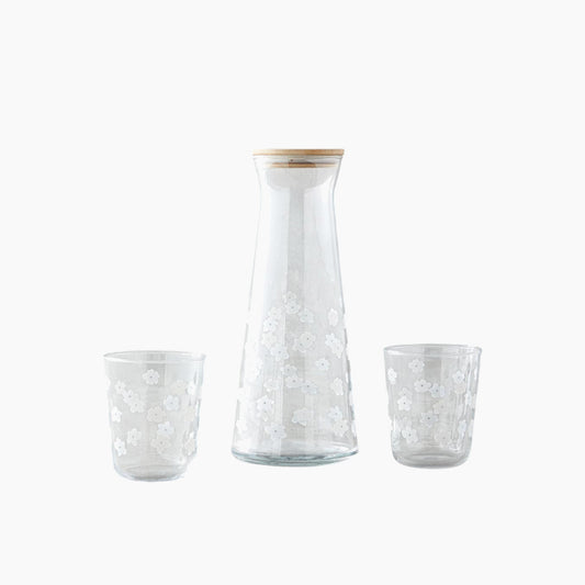 Floret Glass 3 Pieces Water Set 1150 ml + 315 ml Transparent
