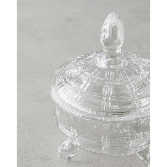 EH Living Candessa Glass Sugar Bowl 12x10,5 cm Transparent