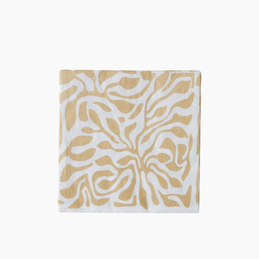 EH Living Fleurwave مناديل ورقية 20 قطعة 33x33 سم بيج