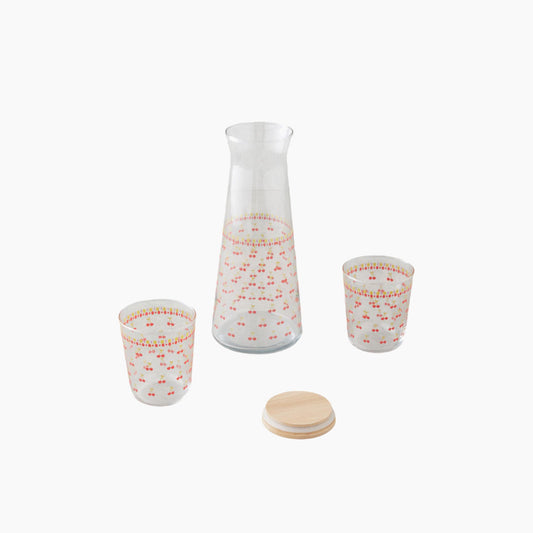 EH Living Cherrypop Glass 3 Pieces Water Set 1150 ml + 315 ml Red