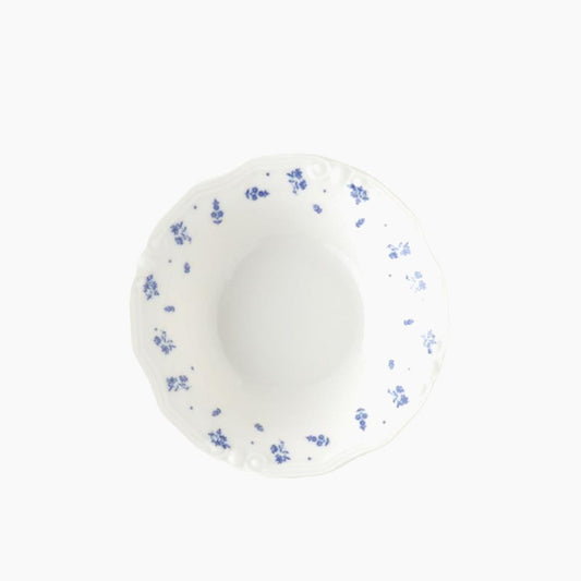 EH Living Belleza Porcelain Table Set 24 Pieces, 6 Servings Blue - White