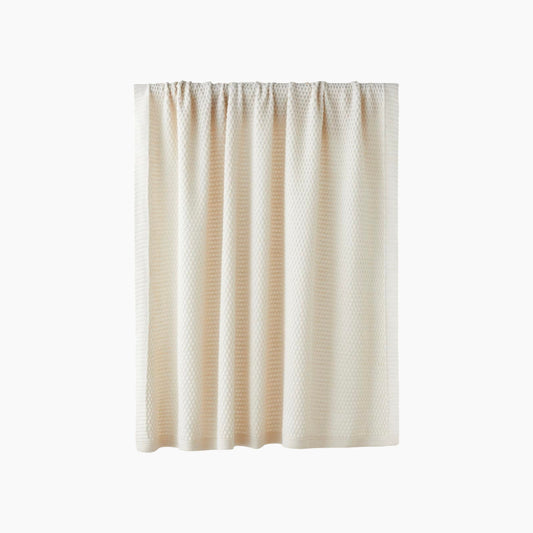 Simple White Sofa Throw 130x170 cm Ecru