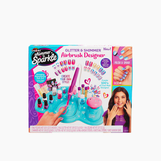 استوديو تصميم الأظافر بالرش الهوائي Shimmer 'N Sparkle من Cra-Z-Art