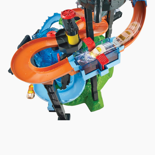 ماتيل HW Color Shifters Ultimate Gator Car Wash Playset
