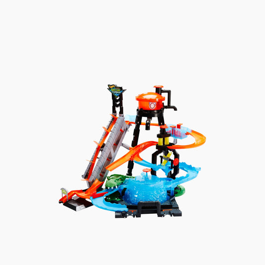 ماتيل HW Color Shifters Ultimate Gator Car Wash Playset