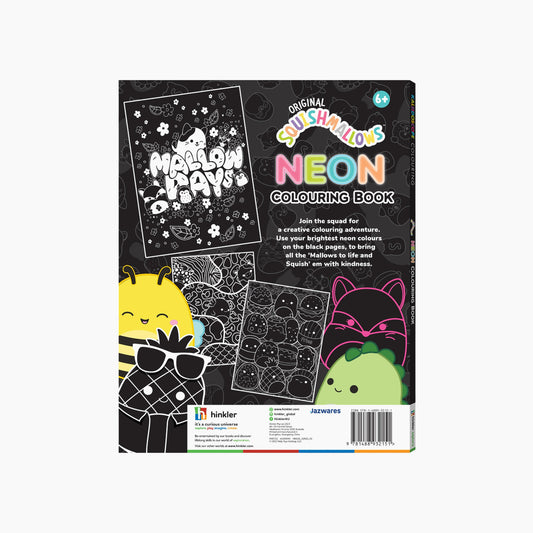 Alligator Kaleidoscope Squishmallows Neon Colouring Book