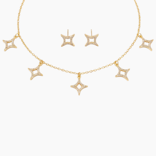 مجموعة قلادة Soul Jewelry بتعليقة نجمة ذهبية