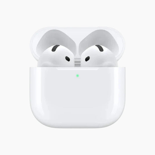 سماعات أذن لاسلكية Apple AirPods 4 مع علبة USB-C، وشريحة H2، وتقنية الصوت المكاني