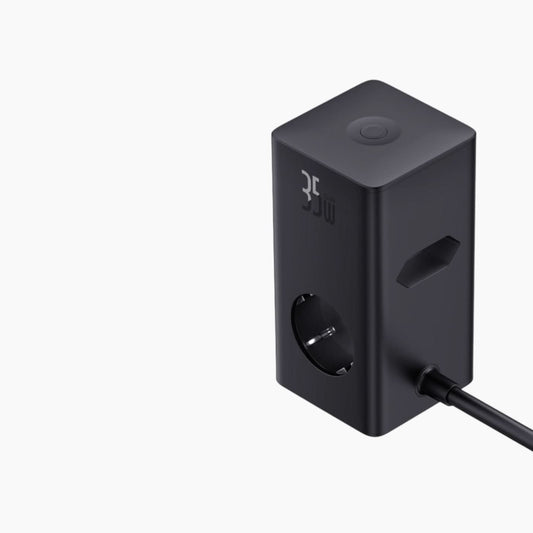 شريط طاقة رقمي Powercombo Tower 3AC+2U+2C 35W مع سلك طاقة بطول 1.5 متر من الاتحاد الأوروبي