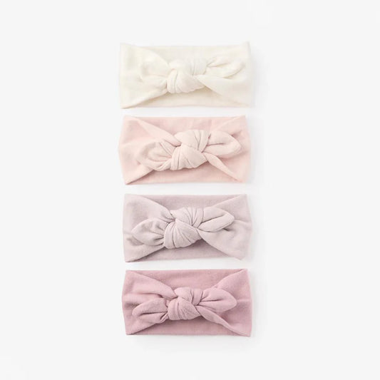 Bisou Petite Brushed Cotton Knotted Bow Headband