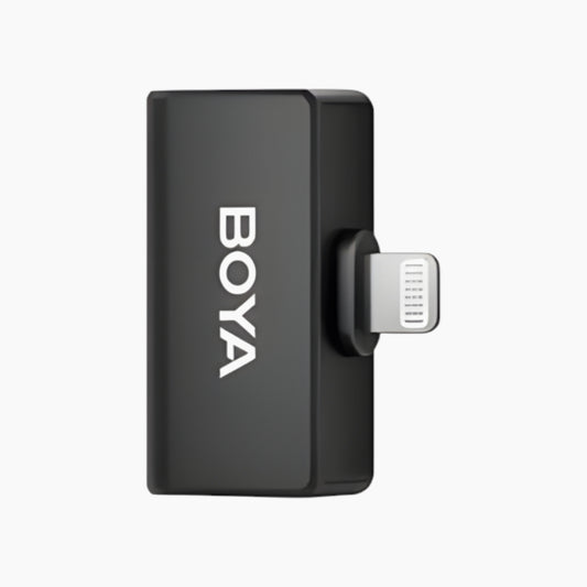 ميكروفون لاسلكي أنيق ثنائي القناة من Boya OMic-U
