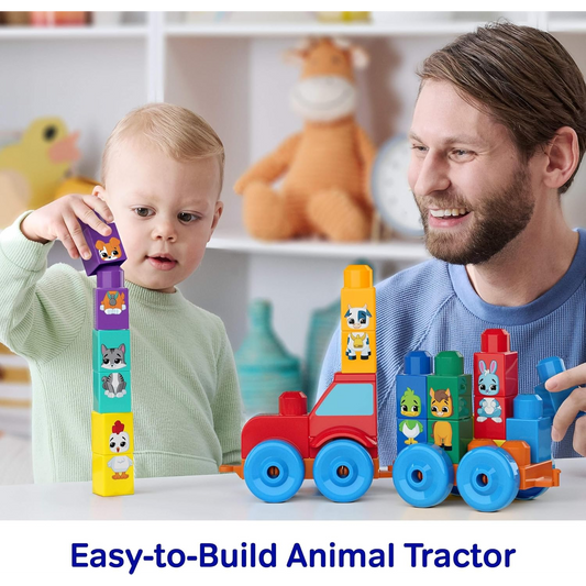 Mega Bloks Build And Match Animal Tractor (OS)