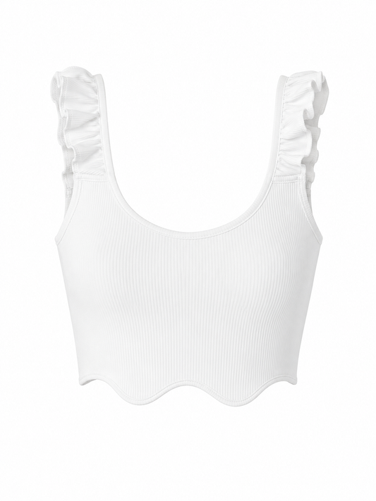 Ink Martini DRIP’D IN WHITE BRA TOP