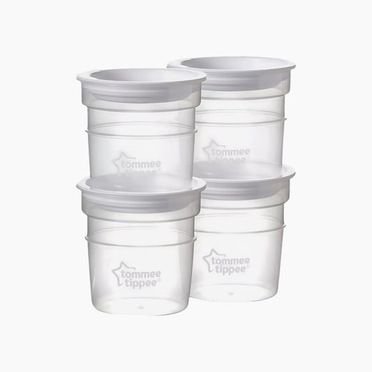 Closer to Nature Milk Storage Pots (4 Pack)