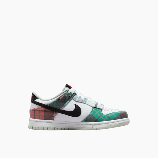 Nike Dunk Low Plaid 'White Red Green'
