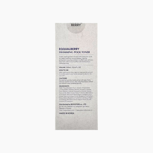 تونر الوجه EQQUALBERRY لحمامات السباحة