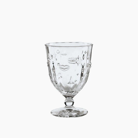 Eleanor Bowmer Electric Coast Lips & Stars Wine Glasses - Set of 4