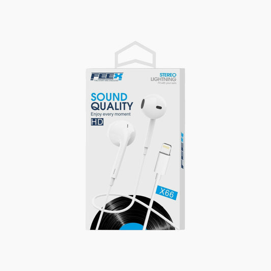 سماعات أذن FEEX X66 Lightning