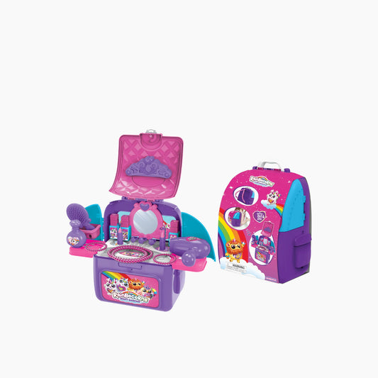 Fk 2 In 1 Beauty Play Set In Backpack - Rainbocorns