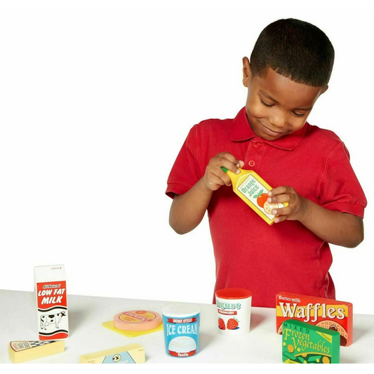 Melissa & Doug Fridge Food Set Play Food