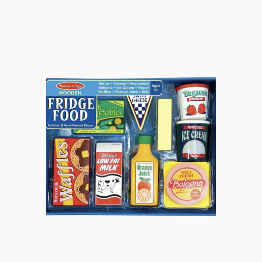 Melissa & Doug Fridge Food Set Play Food