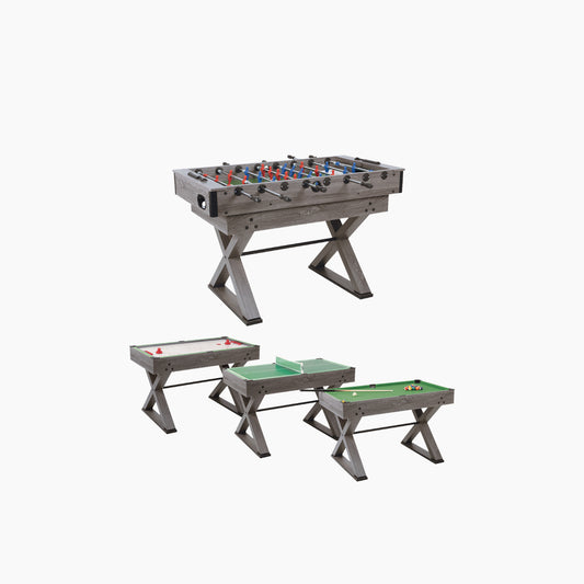 Garlando 9-in-1 Multi-Game Table – Football Version with Retractable Rods