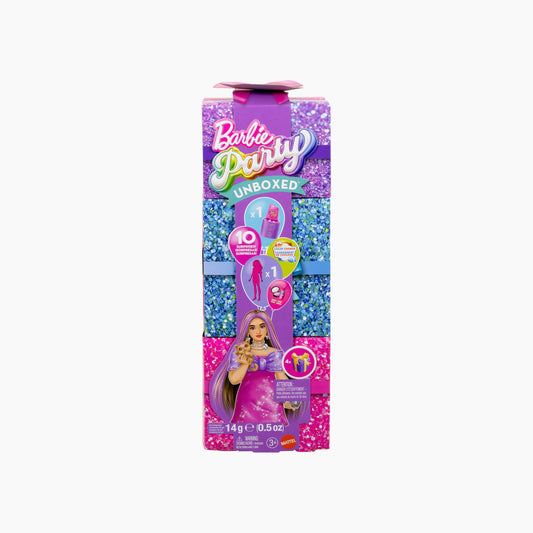 Mattel Barbie®️ Party Unboxed Reveal Glam Party Series - Curvy