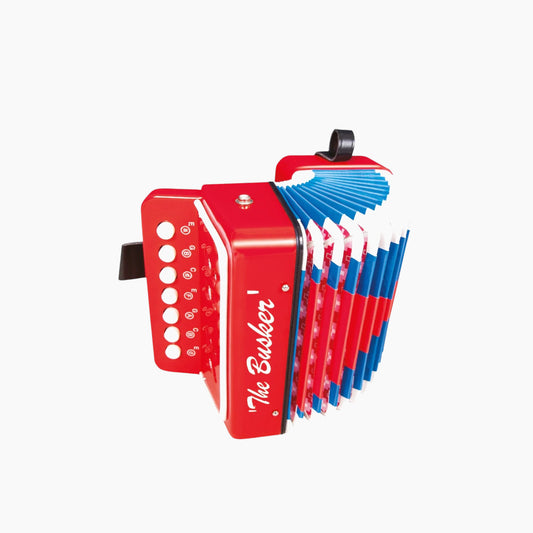 Jhs The Busker Mini Accordian - Red