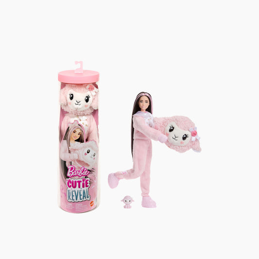 Mattel Barbie®️ Cutie Reveal Care Bears Sweet Bows series Brunete