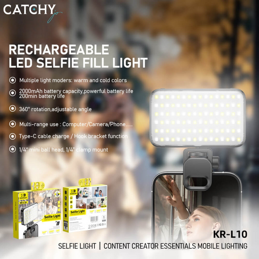 إضاءة سيلفي KOOSDA KR-L10 (2000mAh)