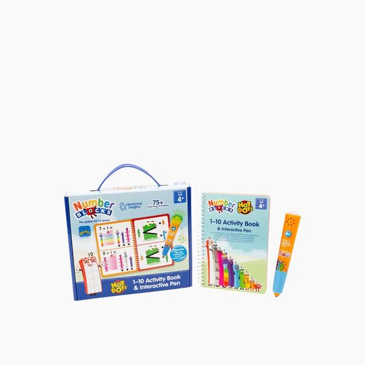 LR Hot Dots Numberblocks 110 Activity Book& Interactive Pen