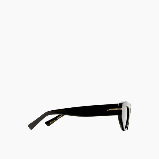 Luv Lou The Sofia Black Polarized Female Cat-Eye Sunglasses