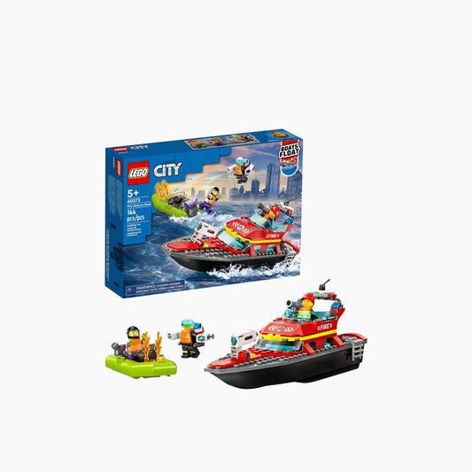 Lego Fire Rescue Boat - 144 Pcs