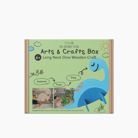 The Orenda Tribe Long Neck Dinosaur Arts & Craft Box