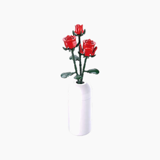 Sluban Red Rose Construction Set
