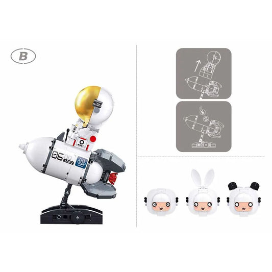 Sluban Pleyerid Maro Astronaut Building Set