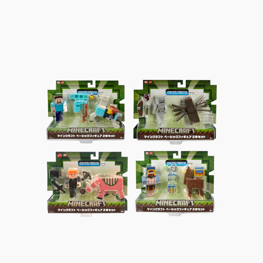 Minecraft Core 3,25" Figure 2-pack Asst