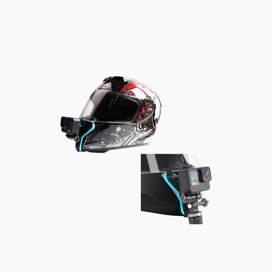 حامل حزام الذقن لخوذة الدراجة النارية لكاميرا GoPro