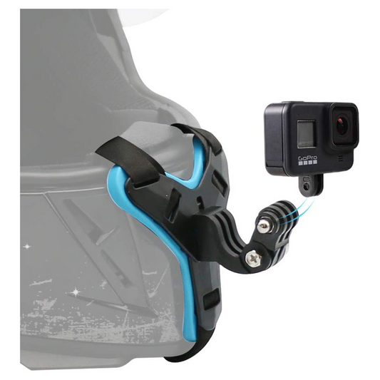 حامل حزام الذقن لخوذة الدراجة النارية لكاميرا GoPro