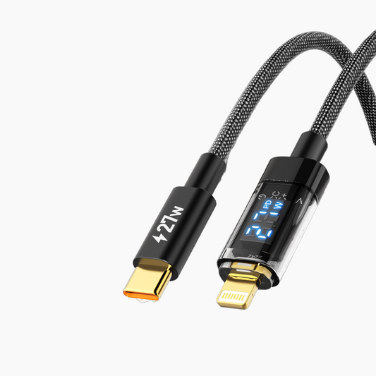 كابل بيانات Moxom Lx-Cb825 من النوع C إلى Lightning (27 واط)