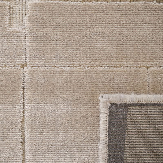 Spazio Home Neutral Block Design Rug