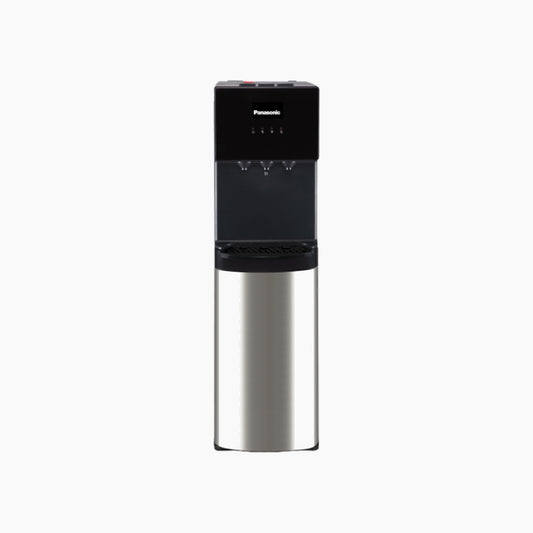 Panasonic Water Dispenser (Bottom Loading, 3-Taps, Bk-Ss)
