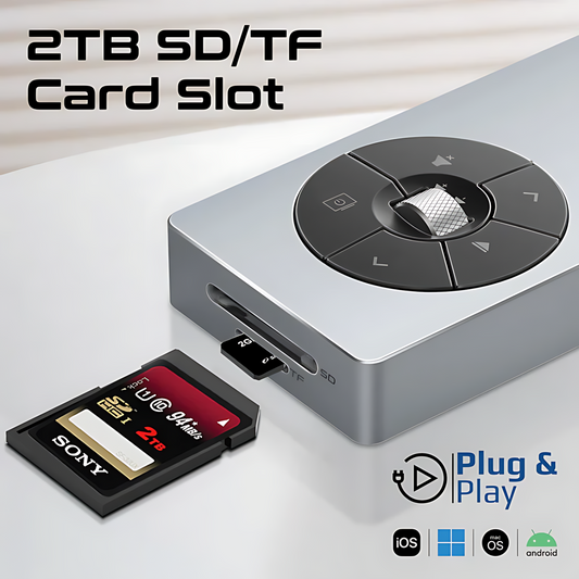 موزع USB-C متعدد المنافذ عالي السرعة 14 في 1 من PROMATE Comand Hub-Pro (100 واط)