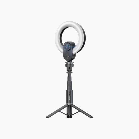 PROMATE VistaCam 2K Ultra-HD Webcam With Built-in Mic & Ring Light