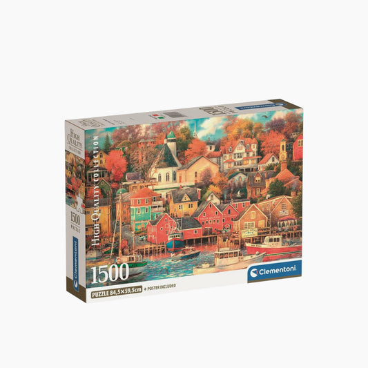 Clementoni Hqc Good Times H. Compact Box Puzzle - 1500 Pcs