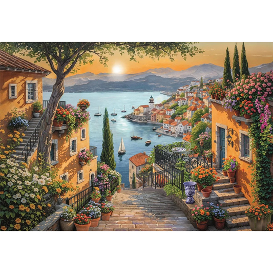 Clementoni Hqc Steps To The Harbor 2025 Puzzle - 1500 Pcs