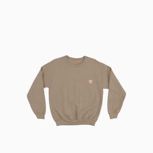 The Orenda Tribe Peace & Love Adult's Sweatshirt (Regular Fit)